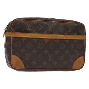 LOUIS VUITTON Monogram Compiegne 28 Clutch Bag